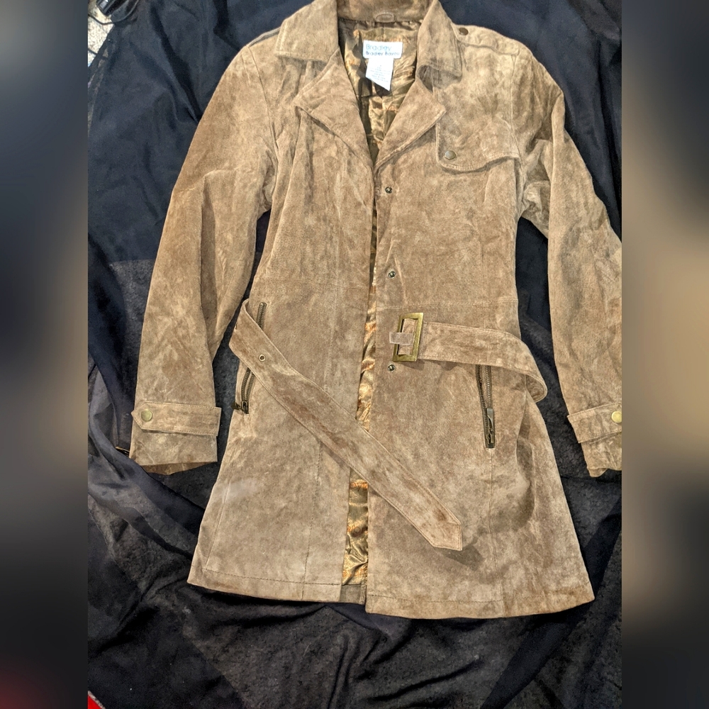 Real genuine leather coat